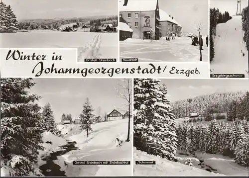 Johanngeorgenstadt, Steinbach, Schimmel, Schanze im Winter, ungelaufen