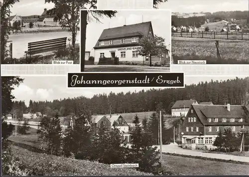Johanngeorgenstadt, Post, Frontières Baude, incurvée
