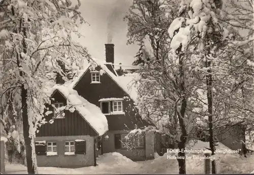 Holzhau, FDGB Erholungsheim Berghäusel, gelaufen 1971