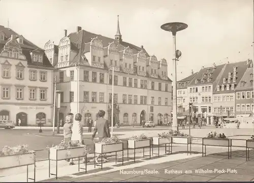 Naumburg, Rathaus mit Wilhelm Pieck Platz, ungelaufen