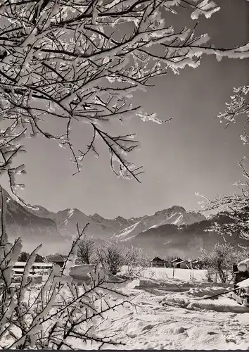 Wintertag im Allgäu, gelaufen 1962