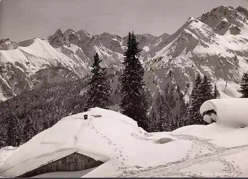 Wintertag im Allgäu, gelaufen 1962