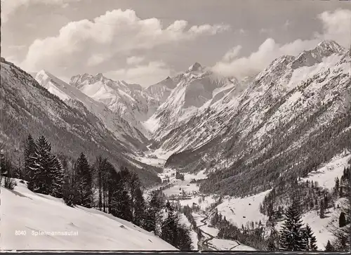 Obersdorf, Spielmannsautal, gelaufen 1959