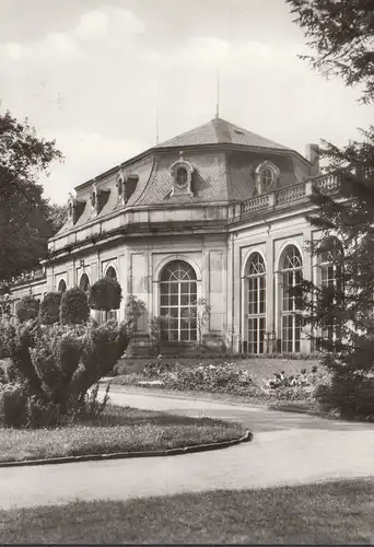 Dresden Pillnitz, Schloss und Park, frankiert und gestempelt 1983