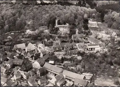 Allendorf, Burg Nordeck, Fliegeraufnahme, ungelaufen