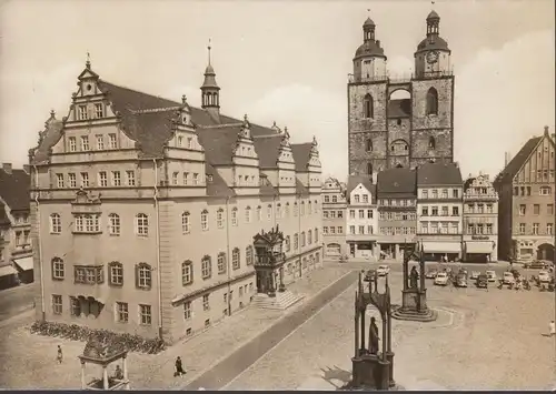 Wittenberg, Marktplatz, gelaufen 196?