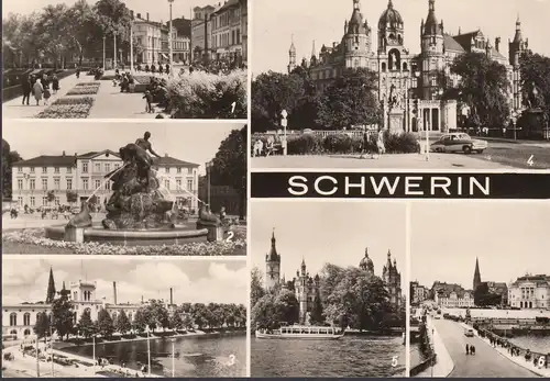 Schwerin, Pfauteuen, Monument, Vieux jardin, incurvé