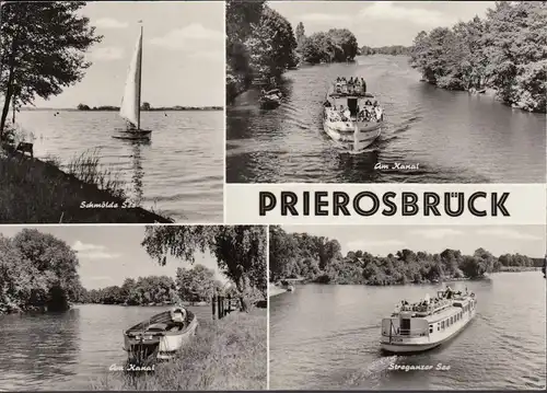 Prierosbrück, Am Kanal, Schmölde See, gelaufen 1975