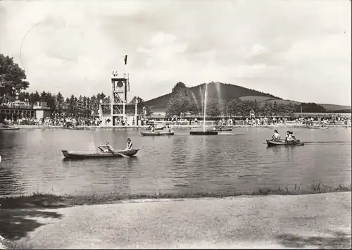 Groschönau, Waldstrandbad, Gondeltleich, couru en 1978