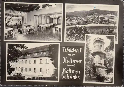 Walddorf mit Kottmar und Kottmar Schänke, gelaufen 1971