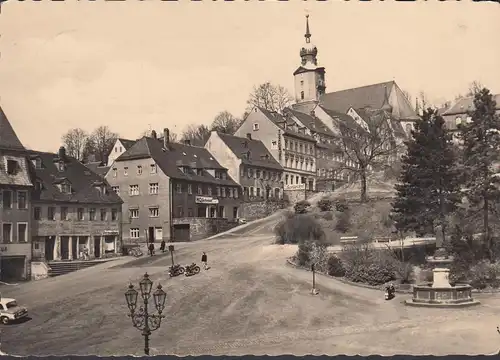 Hohenstein-Ernstthal, Alter Markt, HO Sports articles, couru 1961