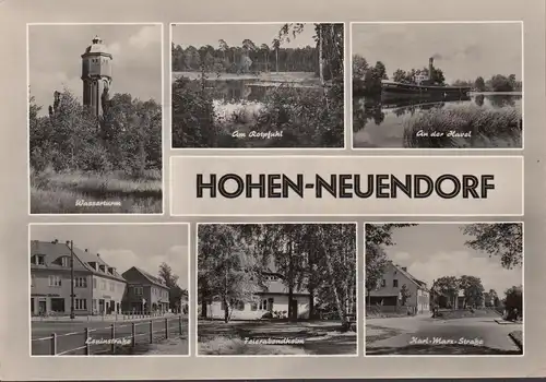 Hohen Neuendorf, Lénine, Waterturm, Ferienbeendheim, couru