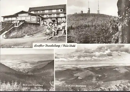 Großer Inselsberg, Berggasthof Stöhr, Ansichten, gelaufen 1982