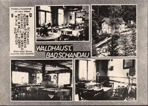 Bad Schandau, Waldhäusl, gelaufen 1967
