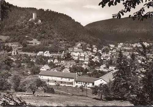 Bad Liebenzell, vue de la ville, couru en 1965