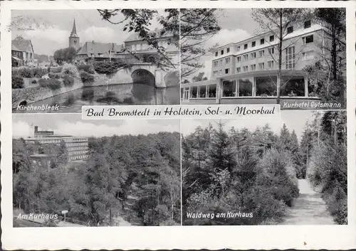 Bad Bramstedt, Kirchenbleek, Kurhotel Gutsmann, Waldweg, gelaufen 1959