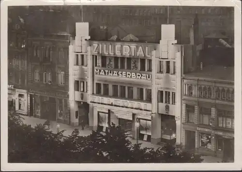 Hambourg, Reeperbahn, Zillertal, Mathäserbräu, couru en 1949