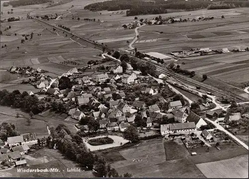 Wiedersbach Mittelfranken, Fliegeraufnahme, ungelaufen