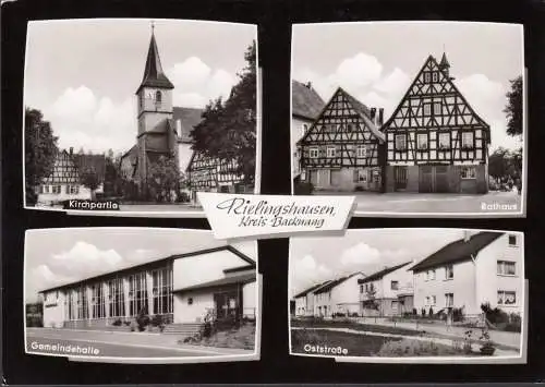 Rielingshausen, Rathaus, Gemeindehalle, Oststraße, Kirche, ungelaufen