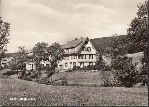 Obertal- Buhlbach, Maison Gottlob Braun, inachevée