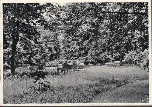 Ventes, station thermale de la RDC, parc, couru en 1958
