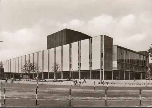 Mannheim, National Theater, gelaufen 1966