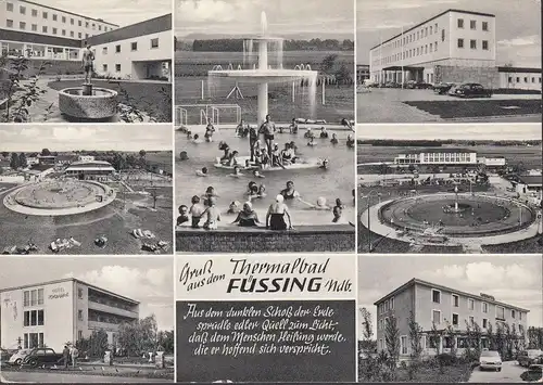 Salutation du bain thermal Füssing, couru 1965