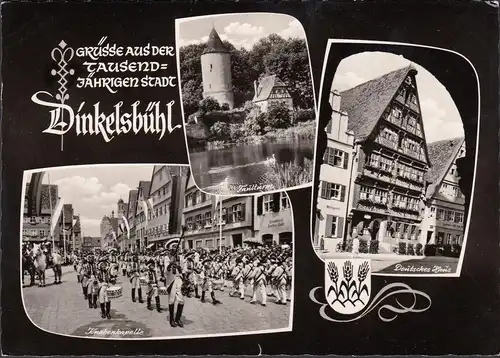 Dinkelsbühl, Faulturm, Knabenkapelle, Deutsches Haus, ungelaufen