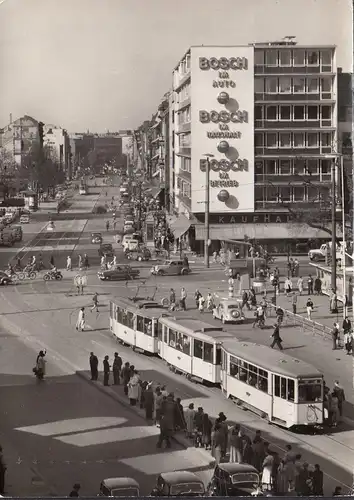 Köln, Hohenzollernring, Straßenbahn, Bosch, gelaufen 1956