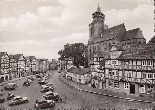 Homberg, Marktplatz, gelaufen 1957
