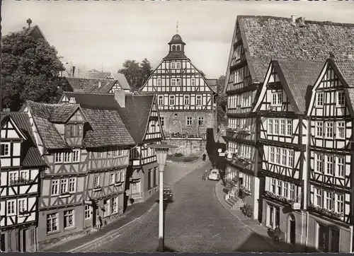 Homberg, Marktplatz, Rathaus, ungelaufen