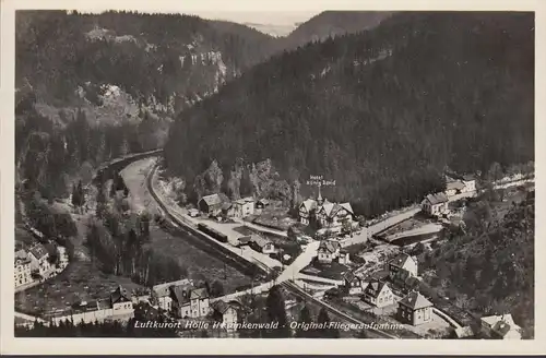 Hölle im Frankenwald, Fliegeraufnahme, Hotel König David, ungelaufen