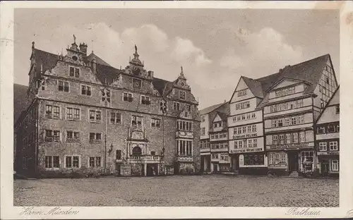 Hann. Boues, mairie, caves à vin, couru en 1933