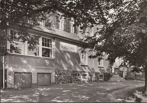 Lengefeld, Forsthaus, gelaufen 1987