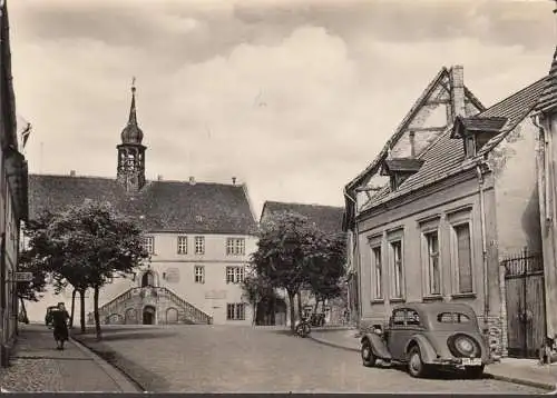 Wanzleben, Rathaus, Auto, Kirche, Friseur, ungelaufen