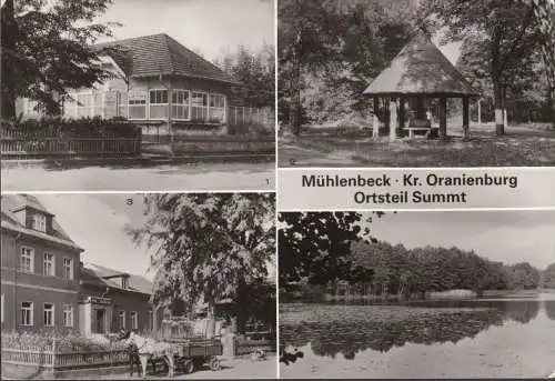 Mühlenbeck, Summt, Cafe und Gaststätte Summter See, Pavillon, gelaufen 1986