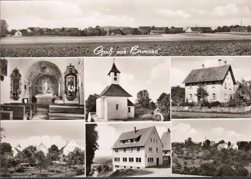 Gruß aus Bronnen, Stadtansichten, Gasthaus zur Klinge, ungelaufen