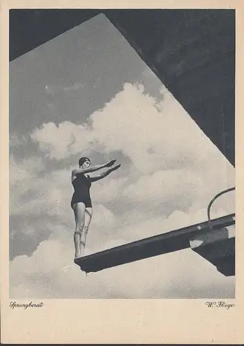 W.Fliege, Sprungbereit, gelaufen 1942