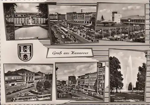 Hannover, Kröpcke, Georgstraße, Ernst August Platz, ungelaufen