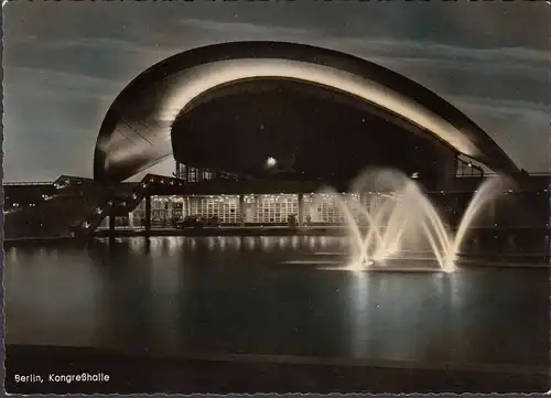 Berlin, Kongreßhalle, Sonderstempel 1958, ungelaufen