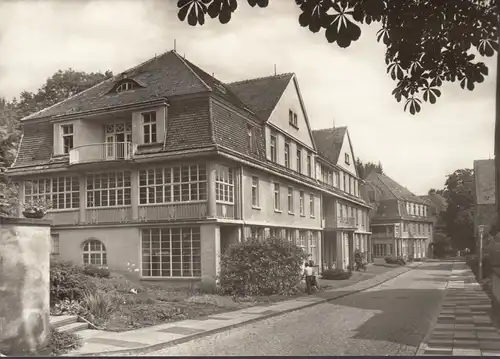 Bad Gottleuba, sanatorium, maison 4,5,6, incurvée