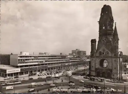 Berlin, église commémorative, tour, double plafond, couru en 1958