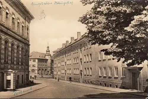 AK Nordhausen, Postamt, Königshof, gelaufen 1961