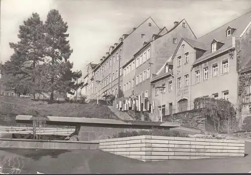 Hohenstein-Ernstthal, Am Altmarkt, Sattlerei Riedel, a couru en 1977