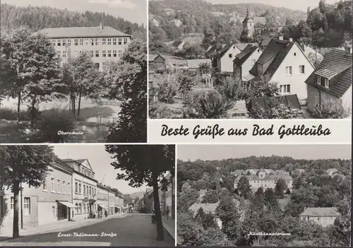 Bad Gottleuba, Oberschule, Sanatorium, Ernst Thälmann Straße, ungelaufen
