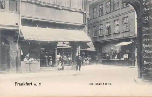 Frankfurt am Main, Der Lange Schirn, ungelaufen