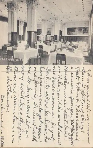 Berlin, Hotel Exelsior, Restaurant, inachevé- date 1922