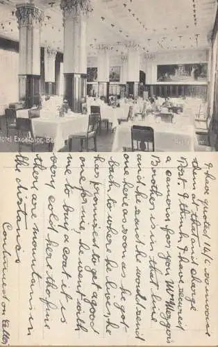 Berlin, Hotel Exelsior, Restaurant, ungelaufen- datiert 1922