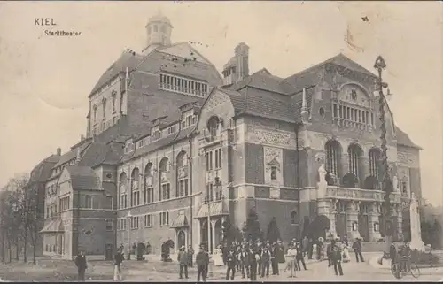 Kiel, Stadttheater, gelaufen 1910