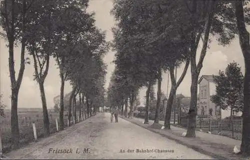 Friesack, À la gare de Chaussee, couru 1909